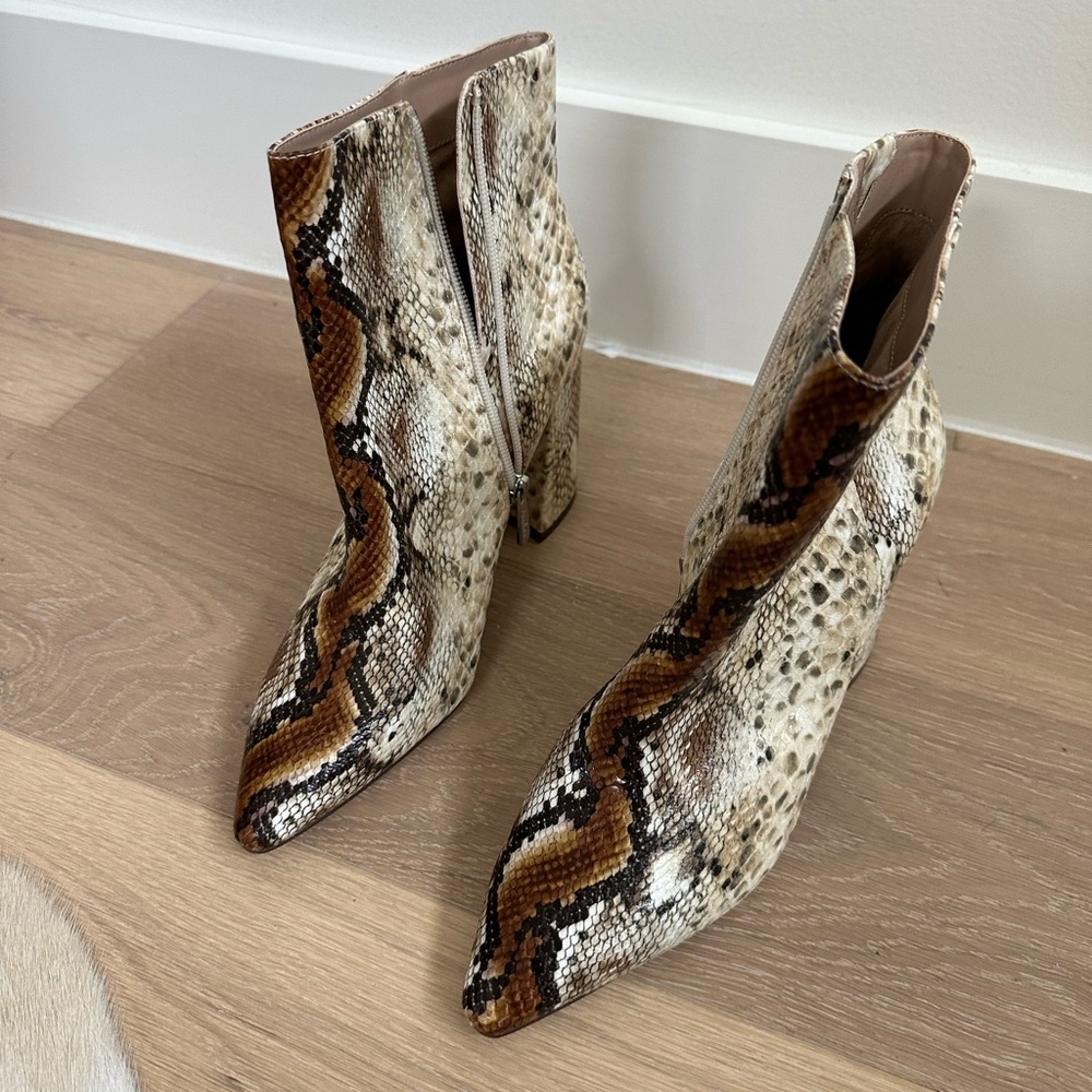 Snake Print Charles By Charles David Booties
